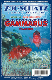 Frostfutter Gammarus vitaminisiert